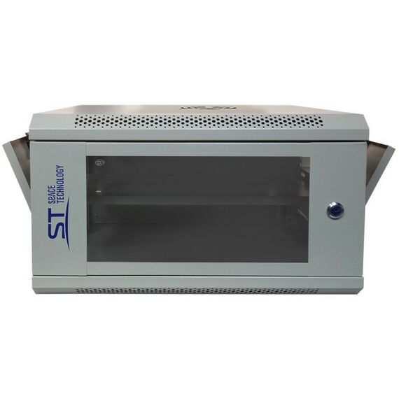 Шкафы и стойки: Шкаф монтажный ST ST-NC6U01 (серый) с полкой 300 х 400 х 530 мм фотографии