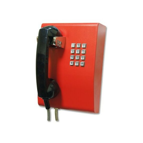 Общественные телефоны с трубкой: Всепогодный вандалозащищенный промышленный телефон J&R JR206-FK-OW-3G фотографии