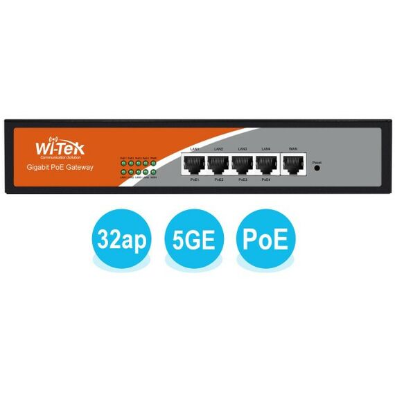 Беспроводные сети: Аппаратный контроллер Wi-Tek WI-AC105P фотографии