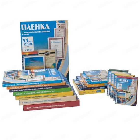 Пленка для ламинирования: Пленка  Sticky Back 303х426 38/100 мик, 100 шт. фотографии