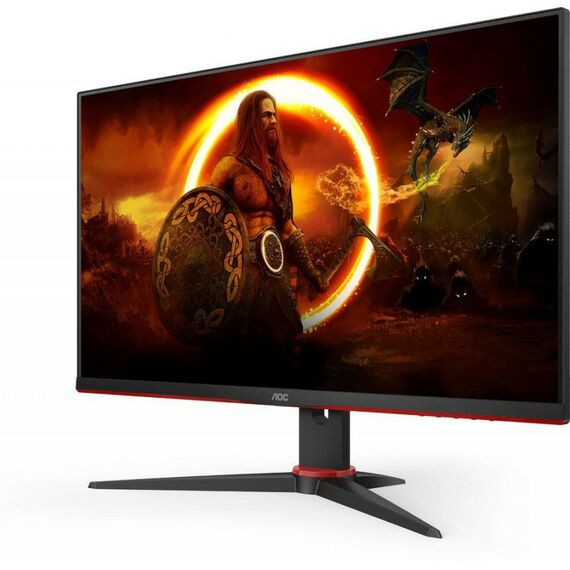 Мониторы: ЖК-монитор AOC 24G2SAE Black-Red 23.8" VA, 1920x1080, 165Hz,  1 ms, 178°/178° фотографии