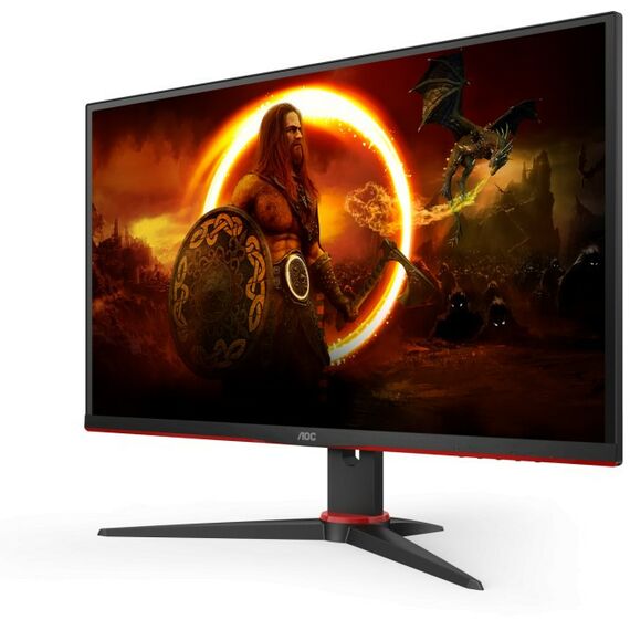 Мониторы: ЖК-монитор AOC 24G2SAE Black-Red 23.8" VA, 1920x1080, 165Hz,  1 ms, 178°/178° фотографии