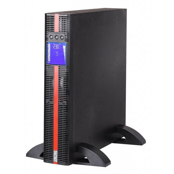 Источники бесперебойного питания: Источник бесперебойного питания PowerCom MRT-1500SE Macan On-Line, 1000VA / 1000W, Rack/Tower, LCD, Serial+USB, SmartSlot, подкл. доп. батарей фотографии