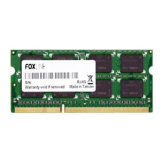 Память для ноутбуков: Модуль памяти Foxline 8Gb SO-DIMM DDR3 1600MHz CL11 1.35V [FL1600D3S11L-8G] фотографии