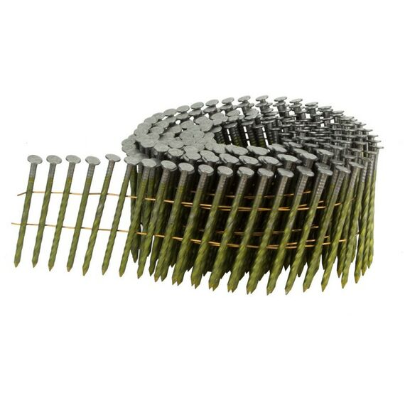 Гвозди прямого монтажа:  Барабанные гвозди по дереву тип CNW 28/80 BKSCH (винт.накат., 4500шт/уп) [FD-2880BKSCH] фотографии