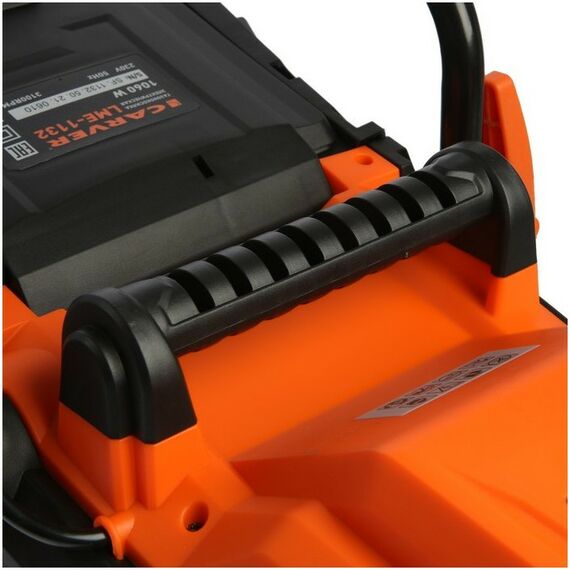 Газонокосилки: Газонокосилка электрическая  LME-1132 1100 Вт, ширина 32 см, высота 25-60 мм, 30 л фотографии