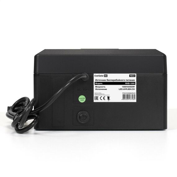 Источники бесперебойного питания: Источник бесперебойного питания Exegate NEO NNB-1000 1000VA [EX293855RUS] фотографии