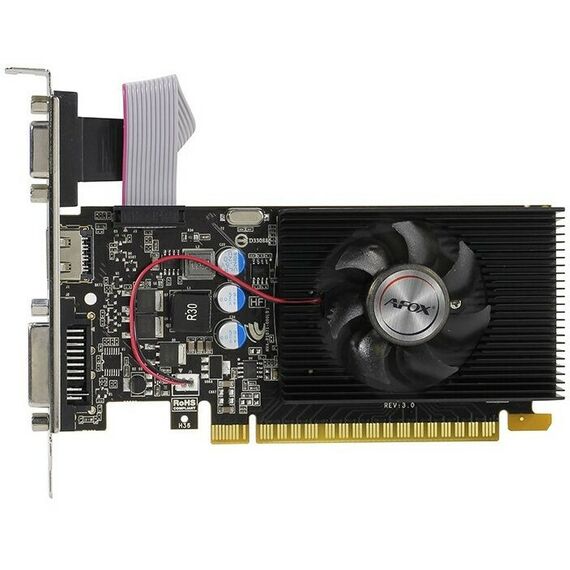 Видеокарты: Видеокарта Afox GeForce GT730 4Gb <PCI-E> GDDR3 D-Sub+DVI+HDMI RTL [AF730-4096D3L6] фотографии