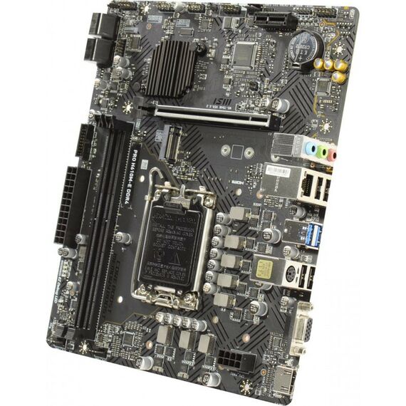 Материнские платы: Материнская плата MSI PRO H610M-E DDR4 LGA1700 <H610> PCI-E Dsub+HDMI GbLAN SATA MicroATX 2DDR4 RTL фотографии
