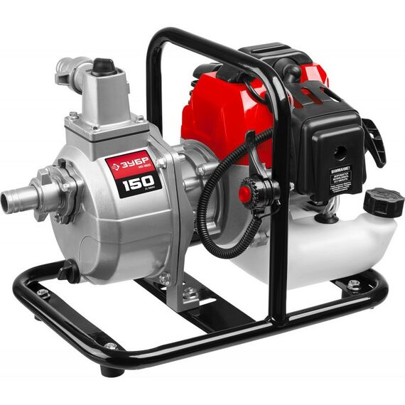 Мотопомпы: Мотопомпа бензиновая Зубр МП-150 150 л/мин фотографии