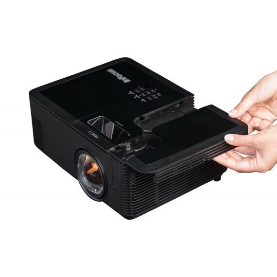 Проекторы: Проектор Infocus IN136ST DLP, 4000 ANSI Lm, WXGA (1280x800), 28500:1, 0.521:1, 3.5mm in, Composite video, VGA фотографии