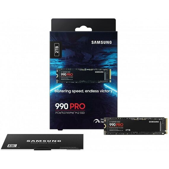 SSD-накопители: SSD-накопитель Samsung 2 Tb 990 PRO Series M.2 2280 M RTL [MZ-V9P2T0BW] фотографии