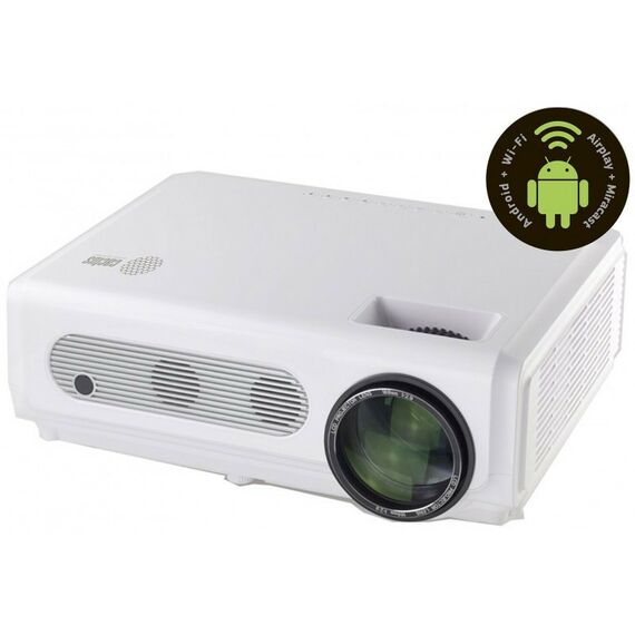 Проекторы: Проектор Cactus CS-PRM.05WT.WXGA-A LCD, 2800 люмен, 2000:1, 1280x800, HDMI, RCA, USB,  WiFi, ПДУ фотографии