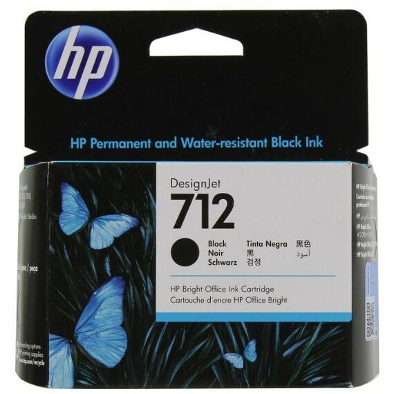 Для HP (оригинал): Картридж HP 3ED71A Black №712 для HP DesignJet T210/230/250/630/650) фотографии