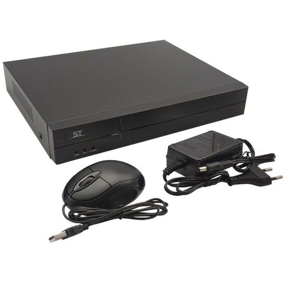 Видеорегистраторы: Видеорегистратор ST ST-NVR-S1008M55 CITY цифровой, режим работы: 10 каналов до 8Mp, детектор движения, 1 SATA3 (3.5") 10Тб, 12 В / <10W фотографии