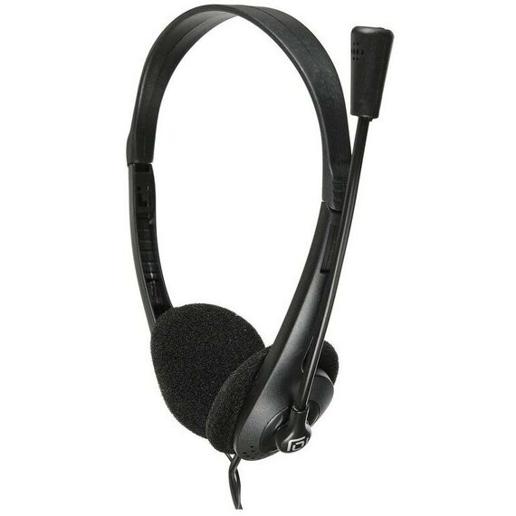 Наушники и гарнитуры: Наушники с микрофоном Oklick HS-M143VB Black шнур 1.8м [614036] фотографии