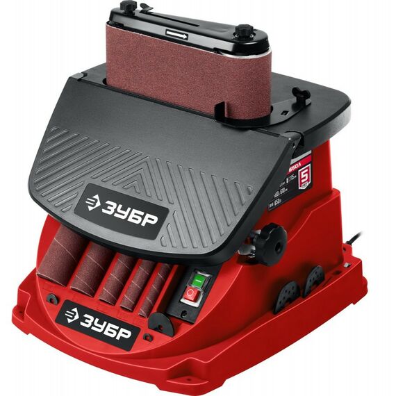 Обрабатывающие станки: Осцилляционный шпиндельный шлифовальный станок Зубр СШО-650Л d 13, 19, 26, 38, 51 x 115, 650 Вт фотографии