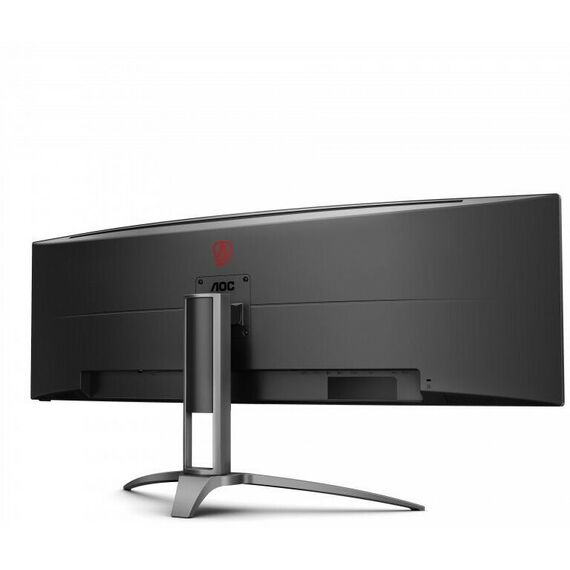 Мониторы: ЖК-монитор AOC AGON AG493UCX2 Black-Red 49" VA, изогнутый, 5120x1440, 165Hz, HDR400, 1 ms, 178°/178° фотографии