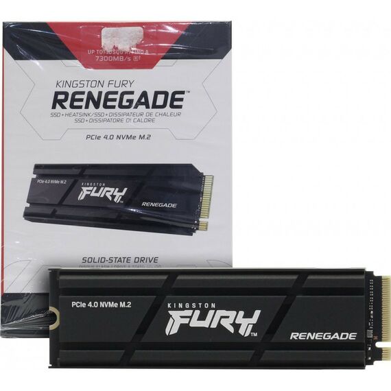 SSD-накопители: SSD-накопитель Kingston 1Tb Fury Renegade PCI-E 4.0 NVMe M.2 RTL [SFYRSK/1000G] фотографии