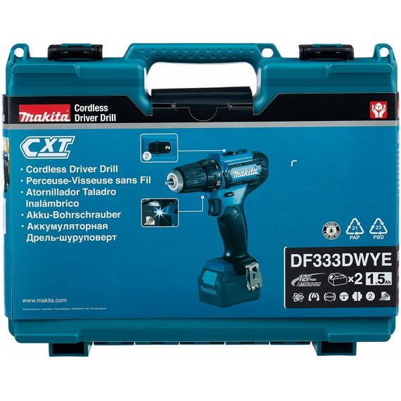 Дрели и шуруповерты: Аккумуляторная дрель Makita DF333DWYE фотографии