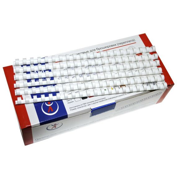 Пружины для переплета:  Пружины 12мм, белые (100) фотографии