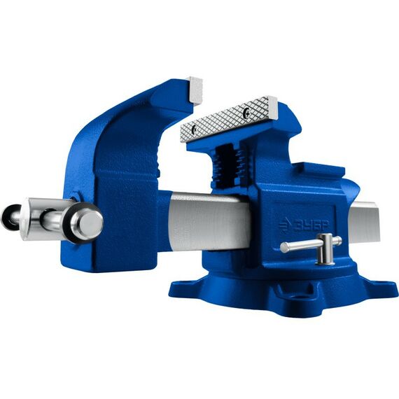 Тиски, струбцины, наковальни, верстаки: Слесарные тиски Зубр Профессионал 125 мм [32703-125] фотографии