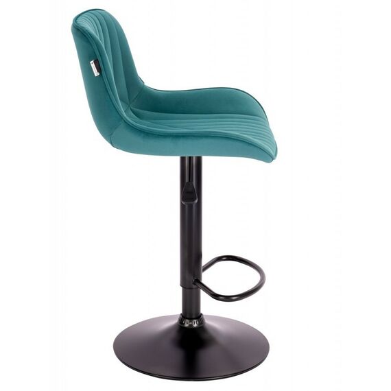 Барные стулья: Барный стул Everprof Grace Black Ткань Темно-зеленый [EP Grace B Fabric Dark Green] фотографии