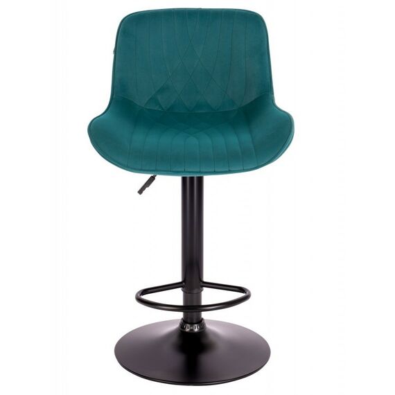 Барные стулья: Барный стул Everprof Grace Black Ткань Темно-зеленый [EP Grace B Fabric Dark Green] фотографии