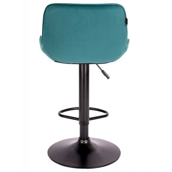 Барные стулья: Барный стул Everprof Grace Black Ткань Темно-зеленый [EP Grace B Fabric Dark Green] фотографии