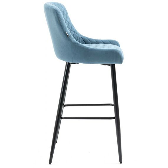Барные стулья: Барный стул Everprof Nico Ткань Голубой [EP Nico Fabric Blue] фотографии
