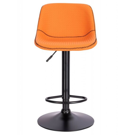 Барные стулья: Барный стул Everprof Smile Black Экокожа Оранжевый [EP Smile B PU Orange] фотографии