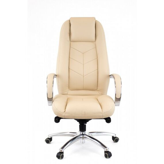 Стулья и кресла: Кресло руководителя Everprof Drift Lux M Кожаное Бежевый [EP-drift al leather beige] фотографии