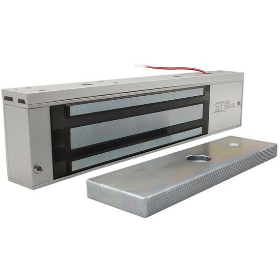 Замки: Замок электромагнитный ST ST-ML500-1 12-14В, сила удержания: 500кг, –40..+50°C фотографии