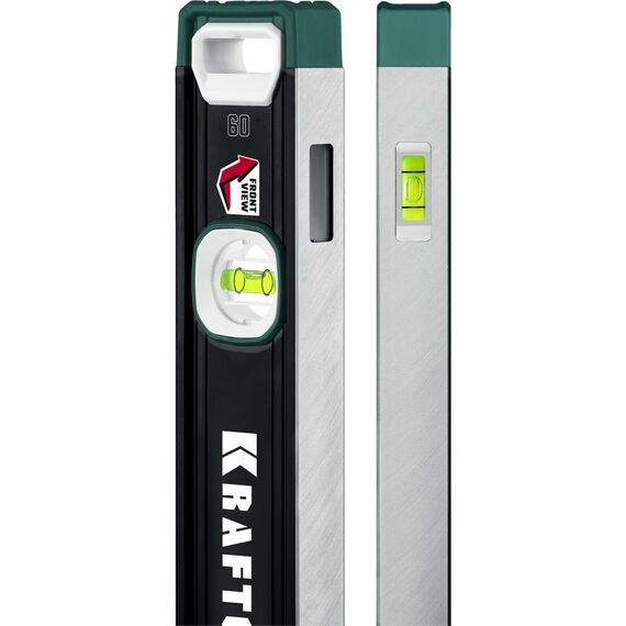 Строительные уровни: Сверхпрочный магнитный уровень KRAFTOOL A-RATE CONTROL 600 мм точность 0.3 мм/м, с зеркальным глазком [34988-60] фотографии