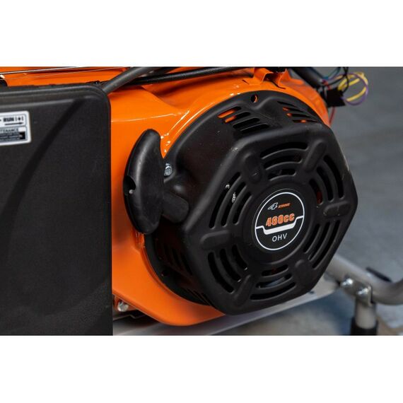 Электростанции: Генератор бензиновый TOR KM11000H 8,0 кВт 220В 33 л с кнопкой запуска и колесами [1011100] фотографии