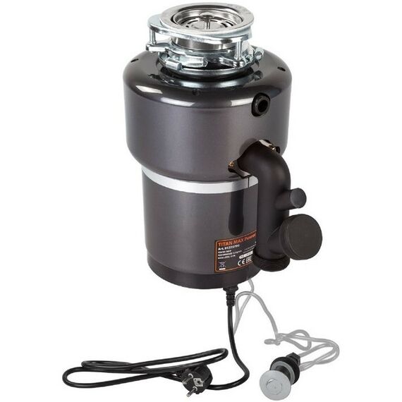 Прочая встраиваемая техника: Измельчитель пищевых отходов Bort TITAN MAX Power 780 Вт, 3 ступени, 5.2 кг/мин, 90 мм фотографии