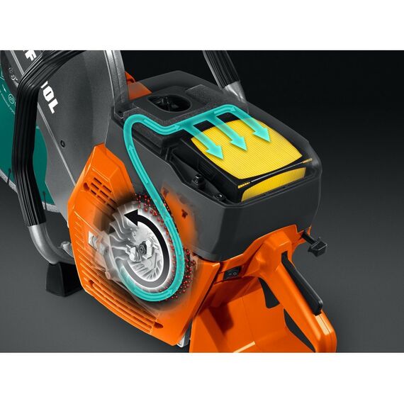 Бензорезы: Бензорез по бетону (бетонорез) KRAFTOOL K770-16 H 3700 Вт, 400 мм, диск в комплекте фотографии