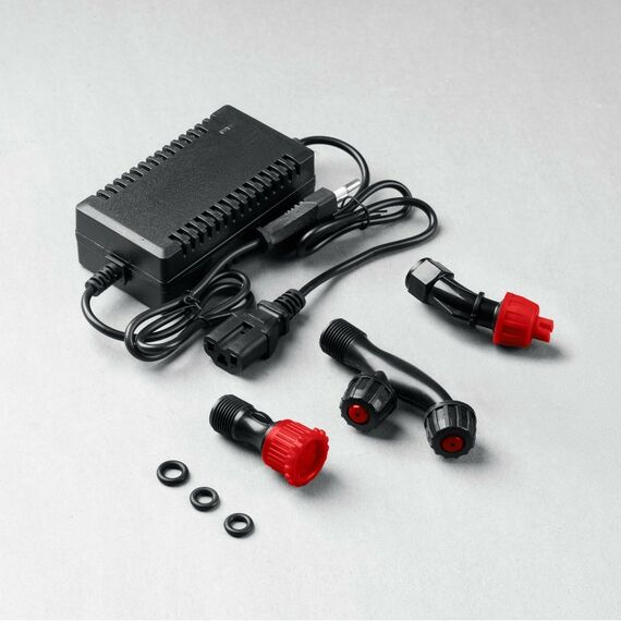 Аккумуляторный опрыскиватель Зубр ОПС-16К 16 л, колеса фотографии