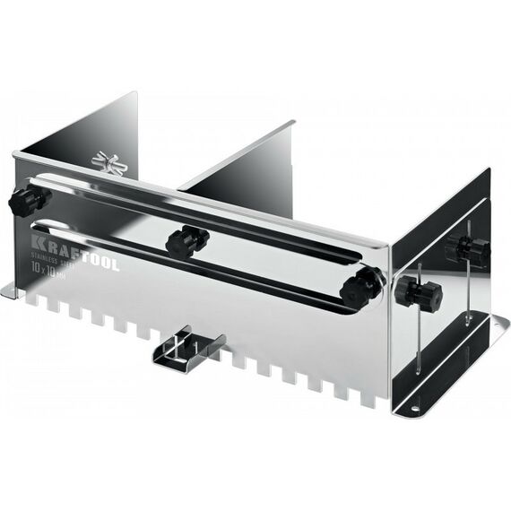 Раздвижная гребенка для плитки KRAFTOOL BUNKER зуб 10*10 мм до 600 мм, нерж. сталь [0808-10] фотографии