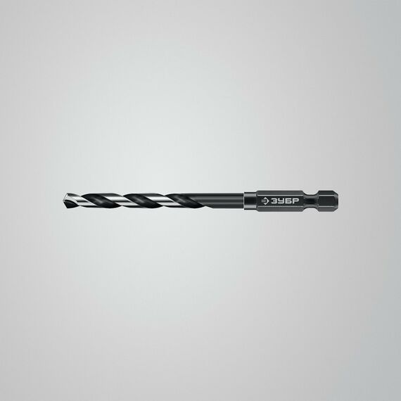 Набор сверл по металлу для винтовёртов и шуруповертов Зубр IMPACT READY НЕХ-1/4" 10 шт [29623-H10] фотографии