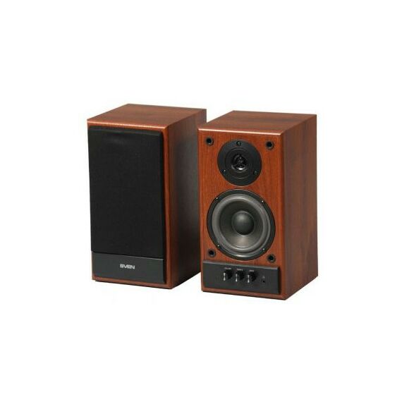 Колонки: Колонки SVEN SPS-702 Walnut 2x20W, дерево фотографии