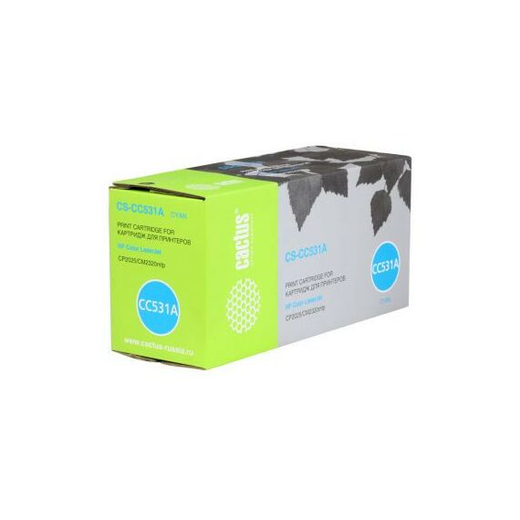 Для HP (совместимые): Картридж Cactus CS-CC531A Cyan для hp LJ CP2025/CM2320mfp фотографии