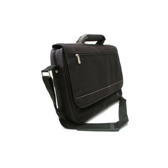 Сумки и чехлы для ноутбуков: Сумка Sumdex PON-118BK eTech Messenger 16", полиэстер, черная, 432x330x95мм фотографии
