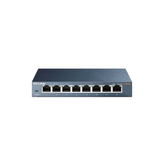 Коммутаторы, маршрутизаторы, межсетевые экраны: Коммутатор TP-Link TL-SG108 Gigabit Desktop Switch 8UTP 10/100/1000 Mbps фотографии