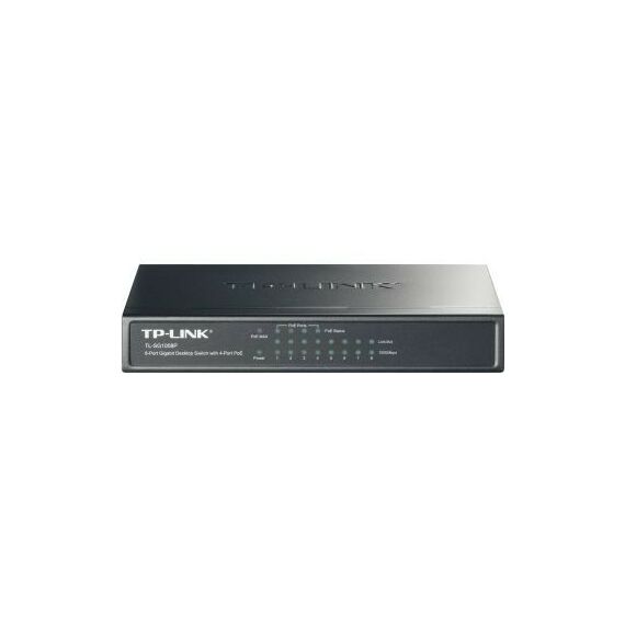 Коммутаторы, маршрутизаторы, межсетевые экраны: Коммутатор TP-Link TL-SG1008P 8-Port Switch, 4UTP 10/100/1000Mbps + 4UTP10/100/1000Mbps PoE фотографии