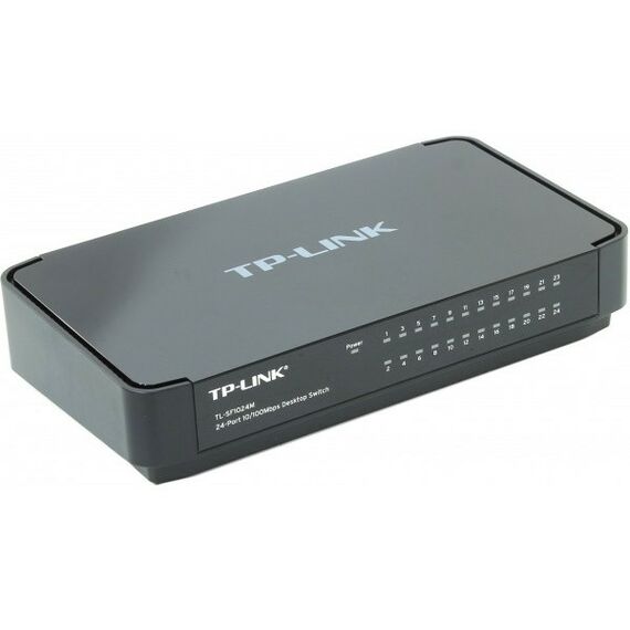 Коммутаторы, маршрутизаторы, межсетевые экраны: Неуправляемый коммутатор TP-Link TL-SF1024M 24UTP 10/100Mbps фотографии