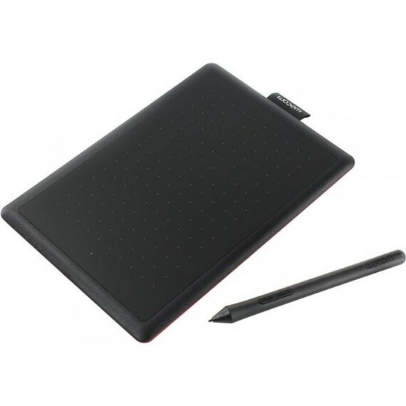 Графические планшеты: Графический планшет Wacom One by Wacom Small CTL-472-N 6"x3.7", 2540 lpi, 2048 уровней, USB, Black&Red фотографии