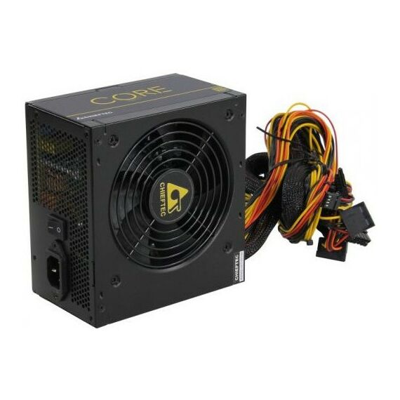 Блоки питания: Блок питания Chieftec BBS-600S Core 600W ATX 24+2x4+2x6/8пин фотографии