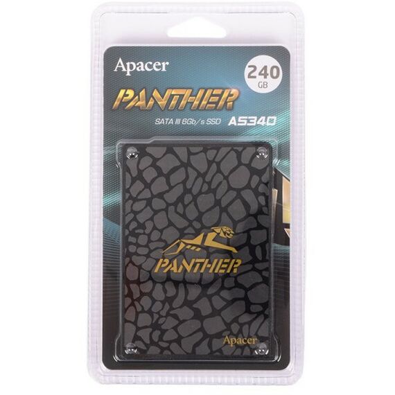 SSD-накопители: Накопитель Apacer 240 Gb AS340 Panther SATA 6Gb/s 2.5" 3D TLC [AP240GAS340G-1] фотографии