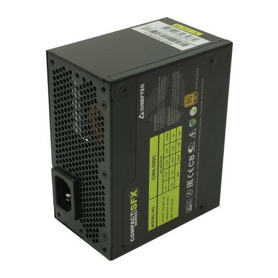 Блоки питания: Блок питания Chieftec Compact CSN-550C 550W SFX 24+2x4+2x6/8пин Cable Management фотографии